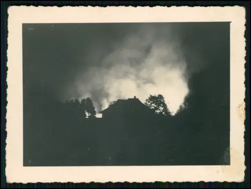 6x Foto - Frankreich Soldaten Wehrmacht - Trümmer Kriegszerstörung Brand u. a.