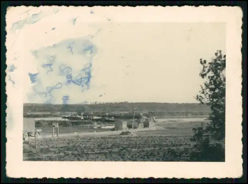 6x Foto - Frankreich Soldaten Wehrmacht - Trümmer Kriegszerstörung Brand u. a.