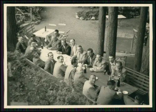 9x Foto - MGV Liedertafel Fritzlar Schwalm-Eder 1948-53 - Ausflug mit Omnibus