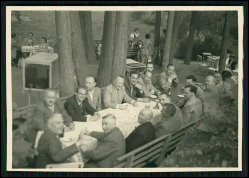 9x Foto - MGV Liedertafel Fritzlar Schwalm-Eder 1948-53 - Ausflug mit Omnibus
