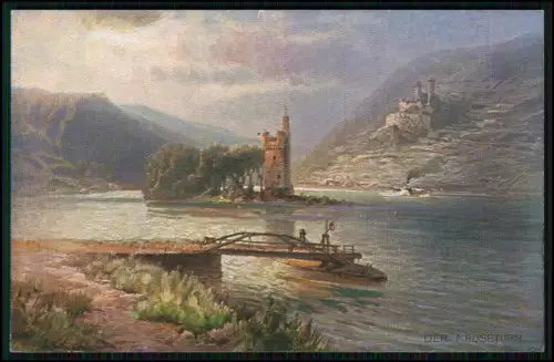 7x AK - Rheinromantik Bingen, Mäuseturm Stolzenfels Mittelrhein - auch Köln 1935