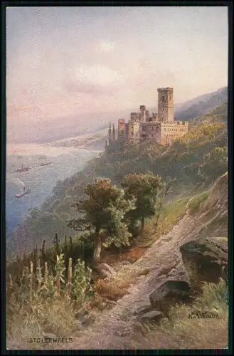 7x AK - Rheinromantik Bingen, Mäuseturm Stolzenfels Mittelrhein - auch Köln 1935