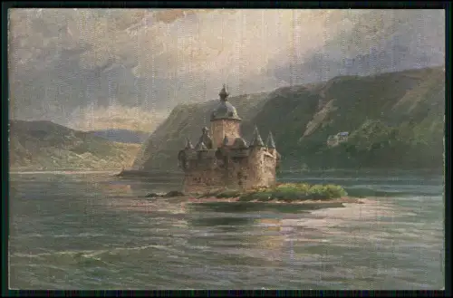 7x AK - Rheinromantik Bingen, Mäuseturm Stolzenfels Mittelrhein - auch Köln 1935