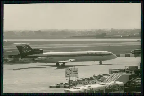 Foto 12x8cm - Flugzeug - British Airways Trident Three auf Rollfeld