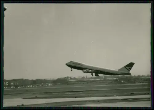 Foto 12x8cm - Flugzeug - British Airways Boeing 747 hebt gerade ab
