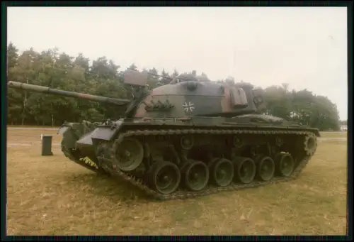 Foto 13x9cm - Tank Panzer - Bundeswehr Kampfpanzer M47 Patton