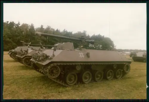 Foto 13x9cm - Panzer HS 30 SPz mit rückstoßfreier Kanone M40A1 der Bundeswehr