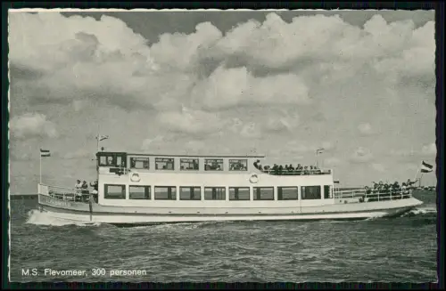 2x AK - Fahrgastschiff M.S. Flevomeer - Harderwijker Rundfahrten Holland