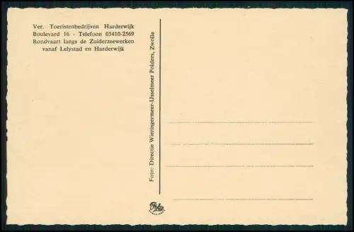 2x AK - Fahrgastschiff M.S. Flevomeer - Harderwijker Rundfahrten Holland