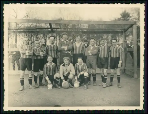 6x Foto - Fußballmannschaften Fußballspieler - Ansichten 1930-45