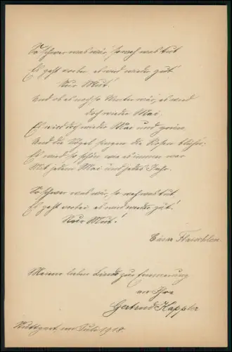 17x lose S. - 1914-1918 Poesiealbum Freundschaftsverse Mädchen Schule Stuttgart