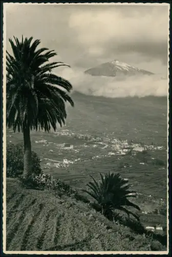 4x alte Foto 24x18cm - Las Palmas, Teneriffa, Teide, Hafen, Spanien, Kanaren