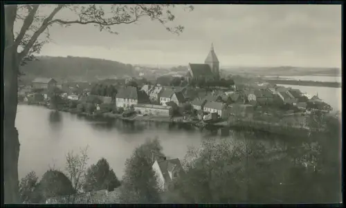Foto 22x13cm - Mölln im Herzogtum Lauenburg - Altstadt Kirche See Luftbild 1938
