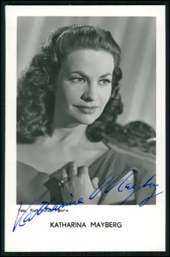 Katharina Mayberg Autogrammkarte original signiert – deutsche Filmschauspielerin