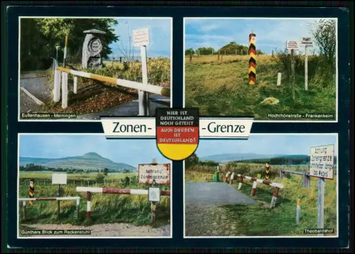 3x AK - Wasserkuppe in der Rhön - geteiltes Deutschland Zonen Grenze - Ansichten