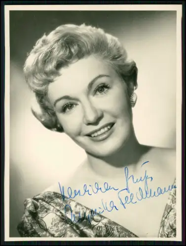 Foto 14x10cm - Angelika Feldmann Ansagerinnen - Portrait Autogramm signiert 1956