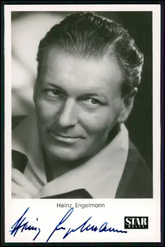 Heinrich Georg Ludwig - Heinz Engelmann - Portrait Autogramm signiert