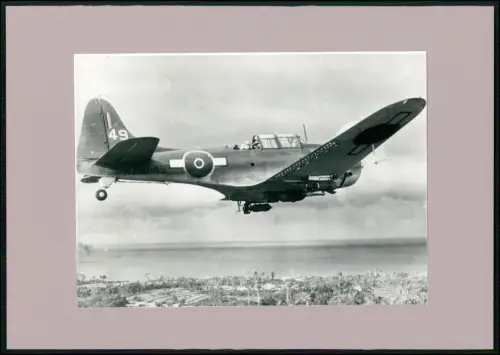 Foto Flugzeug - DOUGLAS SBD DAUNTLESS Squadron - Bougainville 1944 - RNZAF WWII