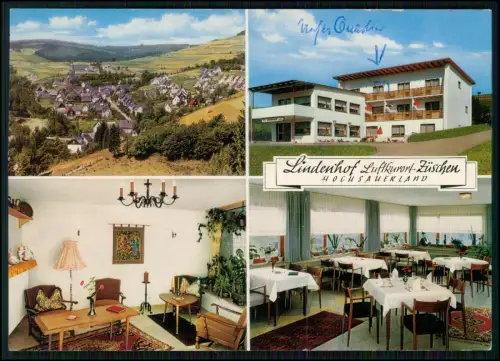 AK Postkarte - Lindenhof Züschen - Hochsauerland - Hotel Bes. Dauber Winterberg