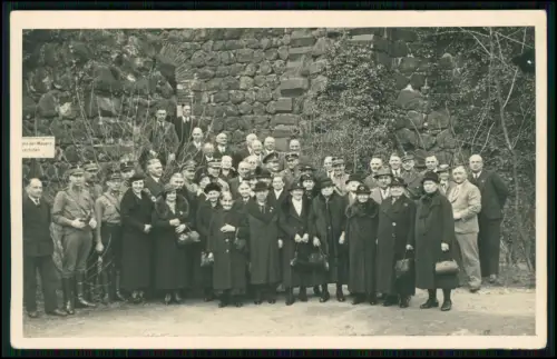 Foto AK - Düsseldorf Polizei Wehrmacht - auch Zivile Personen Gruppenaufnahme