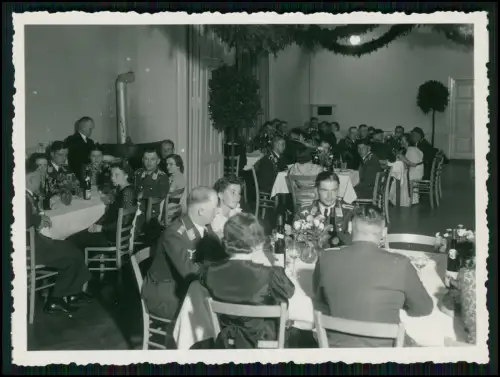 3x Foto - Luftwaffe festliche Feier Damen Kameradschaftsabend Soldaten Wehrmacht