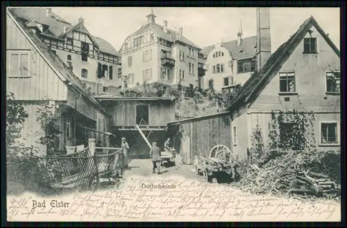 AK - Bad Elster Dorfschmiede - im Vogtland alte Handwerksarbeit - 1905 gelaufen