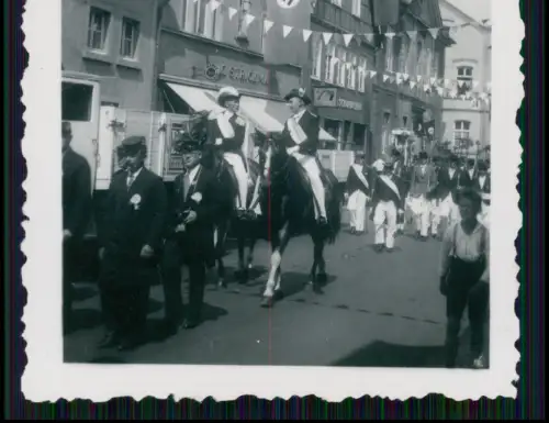 8x Foto - Rietberg in Westfalen - Schützenfest geschmückte Straßen -1939-41