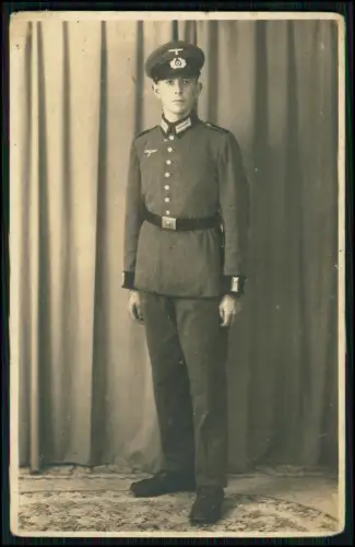 5x Echt Foto AK - 14x9cm - Portrait Soldat - Wehrmacht