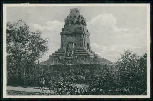 Leipzig Völkerschlachtdenkmal Luftpost-Stempel Befördert Briefe Zeitungen Pakete