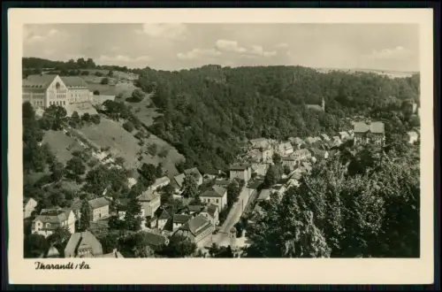 AK - Tharandt in Sachsen Dorfstraße – mit Landpoststempel Großopitz über Freital