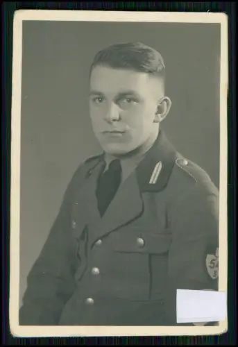 Foto Portrait Soldat - RAD-Abt. 3/54 Labömitz Benz Insel Usedom - Pommern West