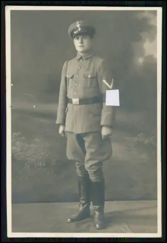 Foto Portrait Soldat RAD-Abt. 3/221 ? Georg Friedrich Waldeck Battenberg Eder