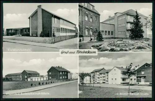 4x alte AK - Neubeckum Beckum - im Kreis Warendorf - diverse Ansichten