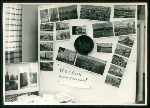 6x Foto - 14x10cm - Stadt Moskau Moskwa Москва́ UdSSR Russland - alte Ansichten