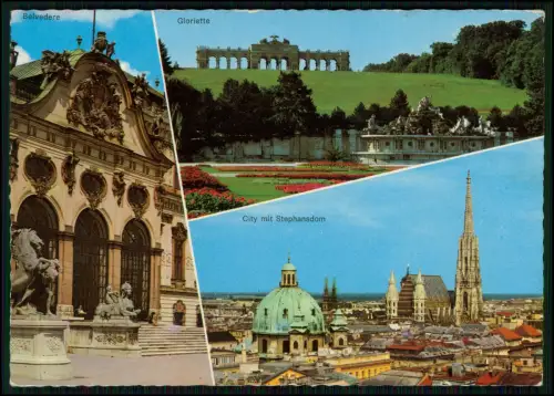 8x Foto AK - Linz und Wien Österreich - diverse Stadtansichten Straßen Plätze ..