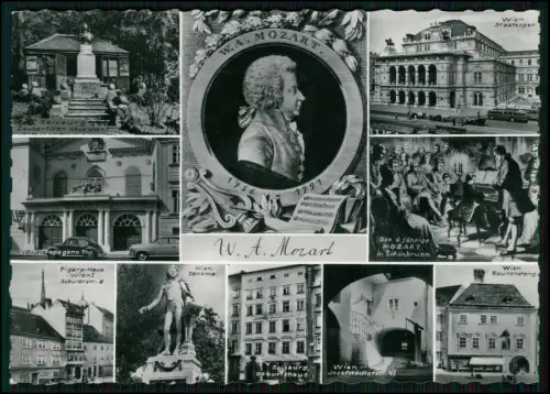 8x Foto AK - Linz und Wien Österreich - diverse Stadtansichten Straßen Plätze ..