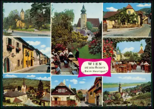8x Foto AK - Linz und Wien Österreich - diverse Stadtansichten Straßen Plätze ..