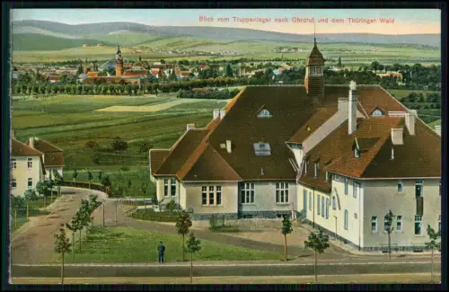 AK - Blick auf Truppenlager Ohrdruf Thüringer Wald - 1913 geschrieben viel Info