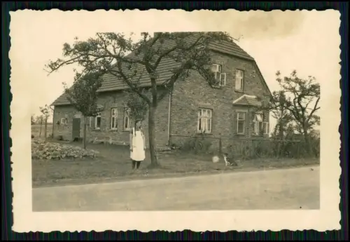 4x Foto - Isenstedt Espelkamp Lübbecke - Ländliches Leben - Bauernhof - 1935-40