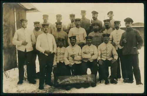 5x Foto AK 1.WK - Soldaten im Einsatz - Belgien Frankreich u.a. 1914-18 Feldpost