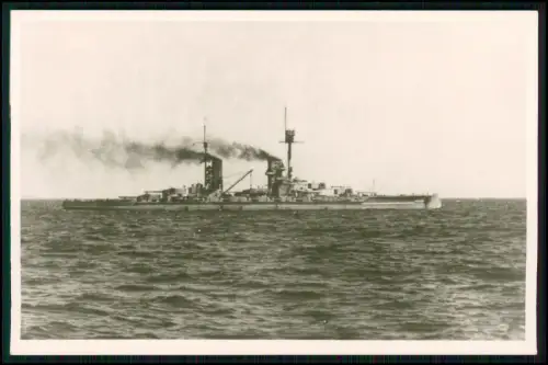 Foto AK - Kriegsschiff SMS Markgraf - Großlinienschiff der Kaiserlichen Marine
