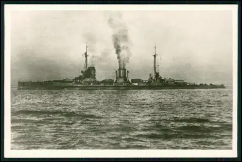 Foto AK - SMS Moltke - Schlachtkreuzer Marine Nordsee-Einsatz Skagerrak-Schlacht