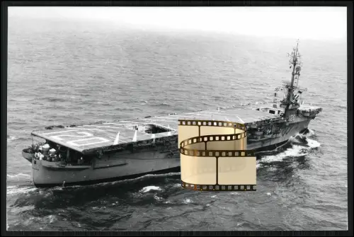 Foto 14x9cm - USS Mindoro (CVE-120) Geleitträger - Commencement Bay-Klasse Navy