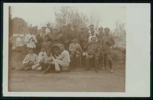5x Echt Foto - AK 1. WK - Soldaten Einsatz im Weltkrieg - 1914-1918 - Feldpost