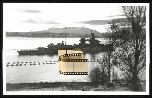 Foto AK - leichter Kreuzer Nürnberg - Kriegsschiff der deutschen Kriegsmarine