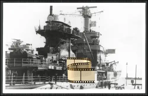 Foto AK - leichter Kreuzer Nürnberg - Kriegsschiff der deutschen Kriegsmarine