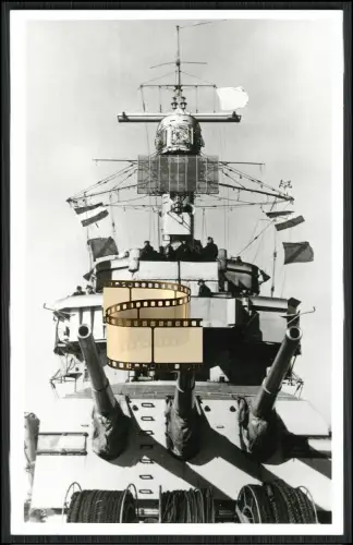 Foto AK - leichter Kreuzer Nürnberg - Kriegsschiff der deutschen Kriegsmarine