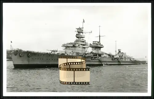 Foto AK - leichter Kreuzer Nürnberg - Kriegsschiff der deutschen Kriegsmarine