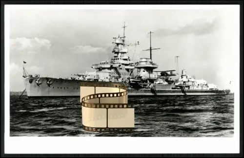Foto AK - leichter Kreuzer Nürnberg - Kriegsschiff der deutschen Kriegsmarine