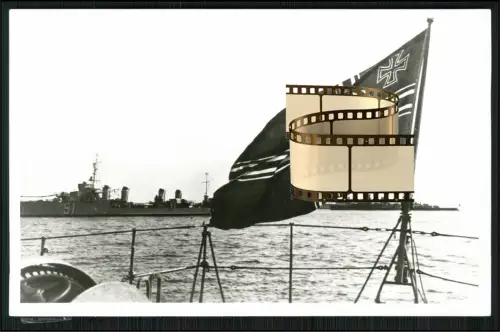 Foto AK - leichter Kreuzer Nürnberg - Kriegsschiff der deutschen Kriegsmarine